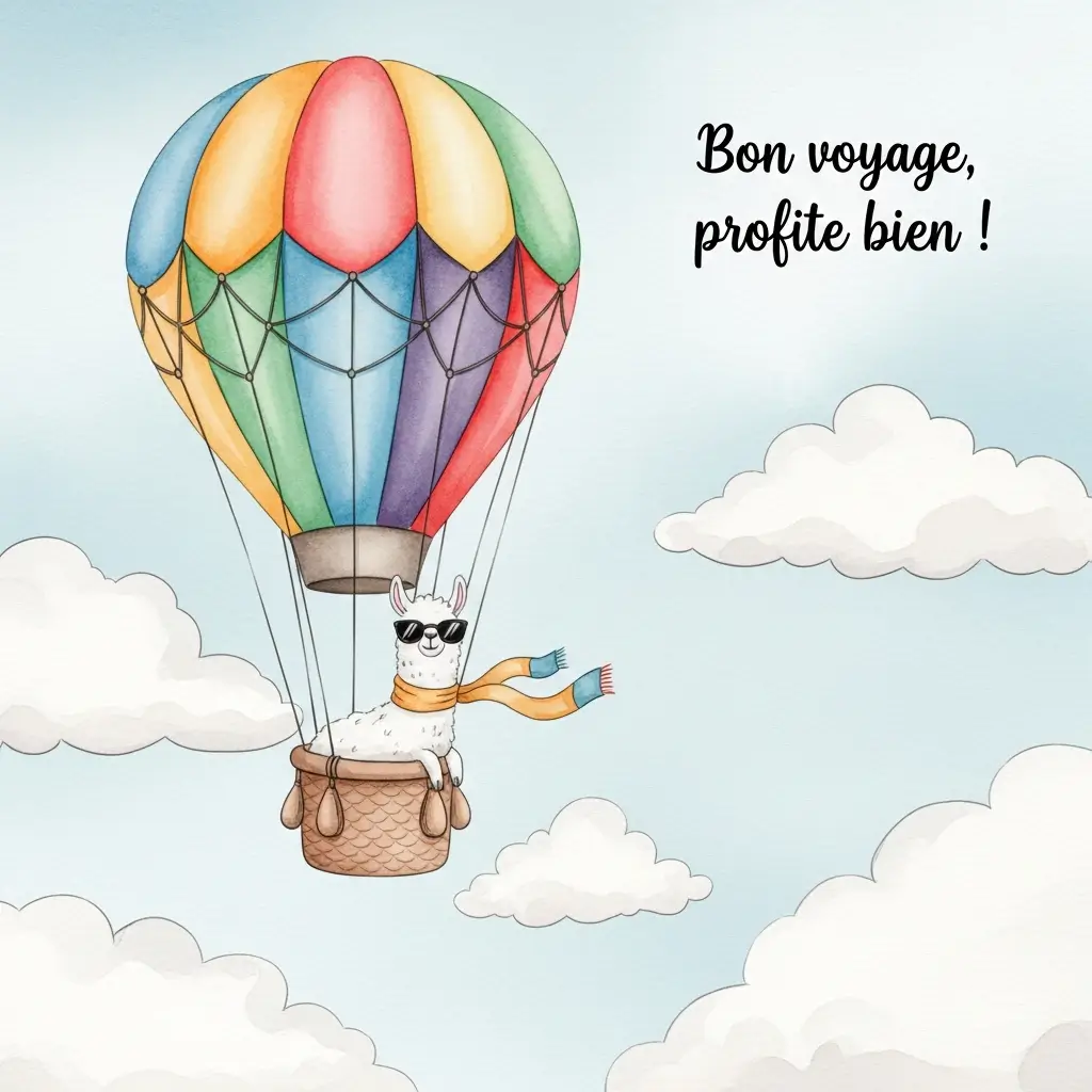 bon voyage texte