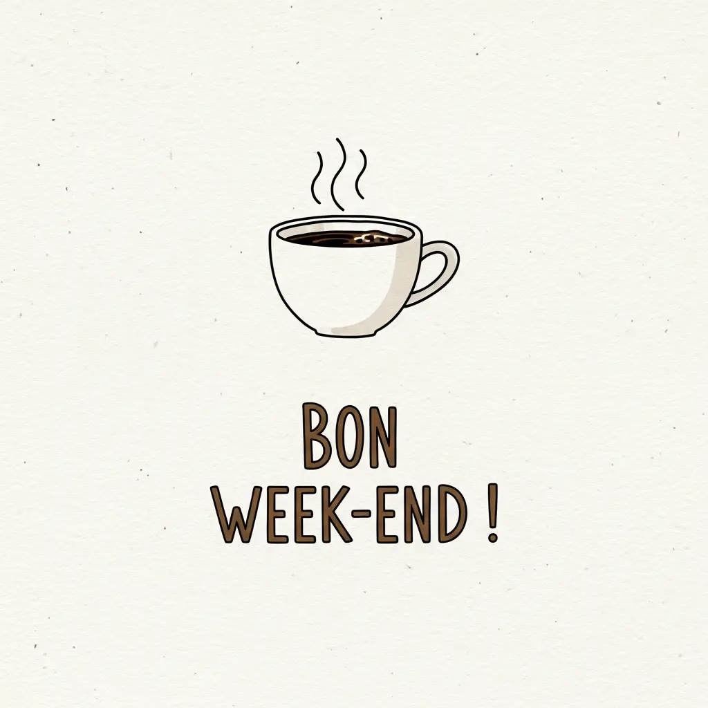 bon week end message