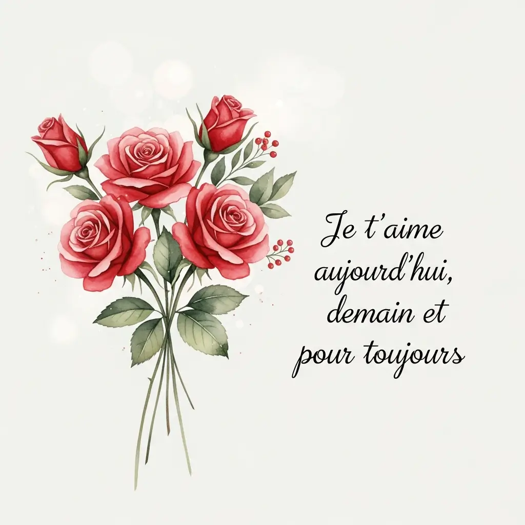 déclaration d'amour très touchante texte