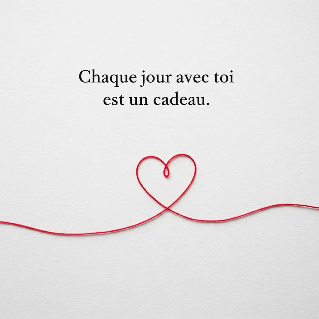 déclaration d'amour très touchante coeur