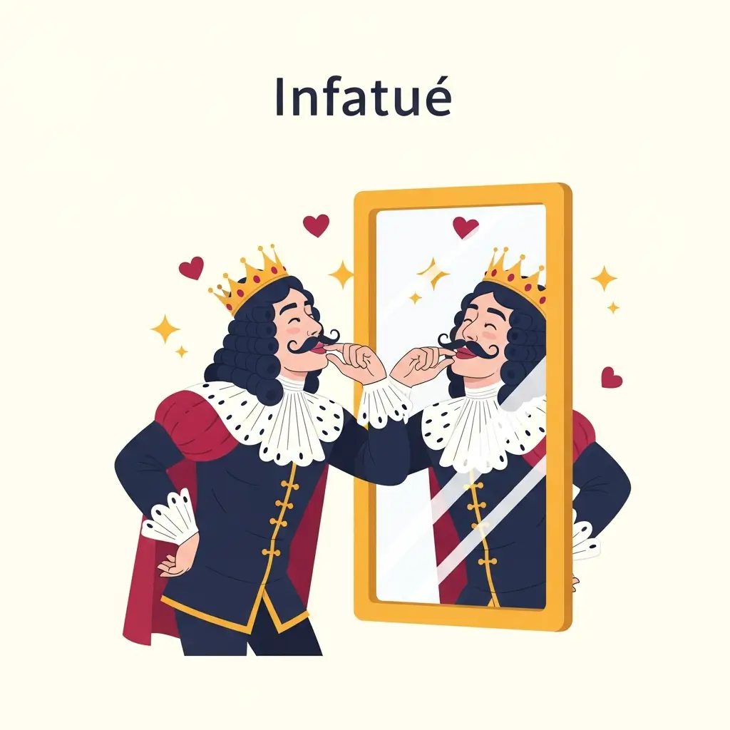infatué définition