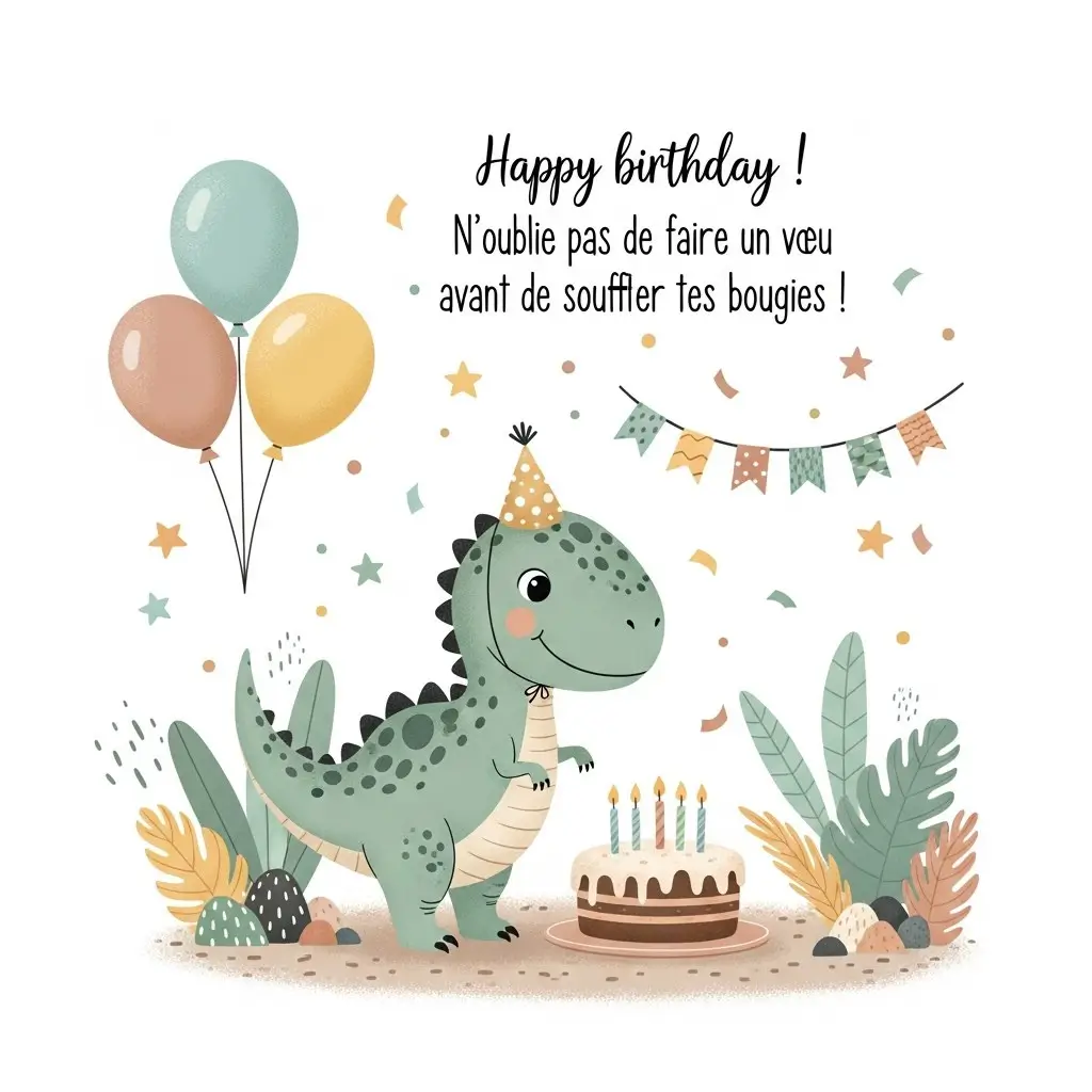 message anniversaire enfant