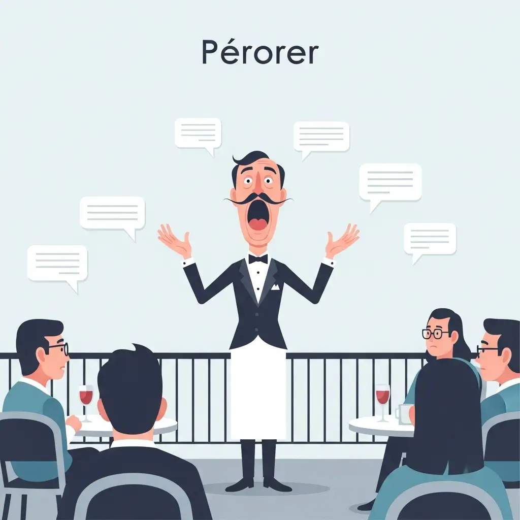 pérorer def
