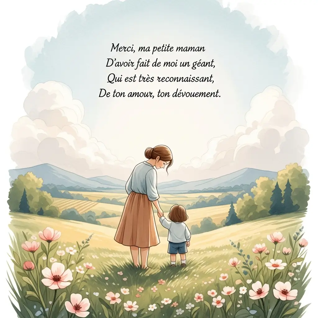 poeme fete des meres avec rimes