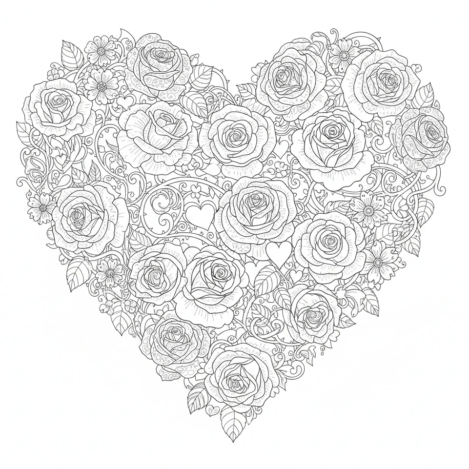 Romantisches Valentinstagsbild