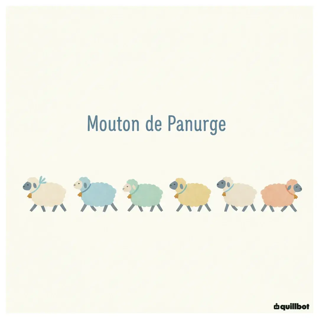 expression mouton de panurge def