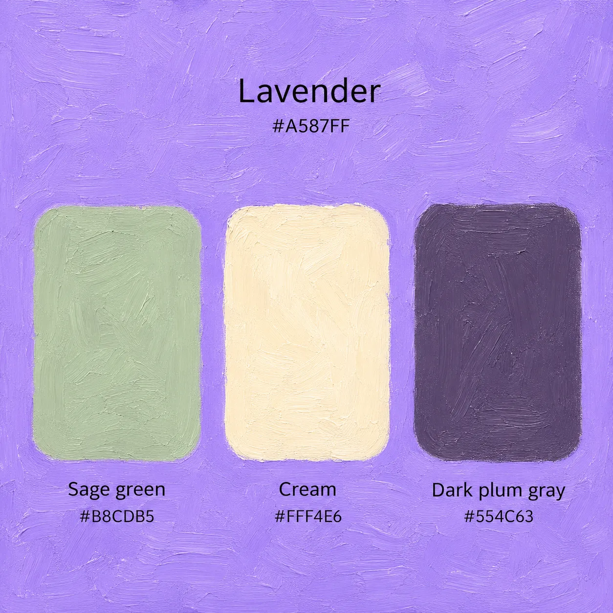 Lavender color palette 1