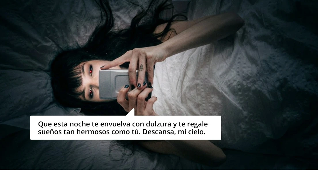 Mensaje de amor y buenas noches