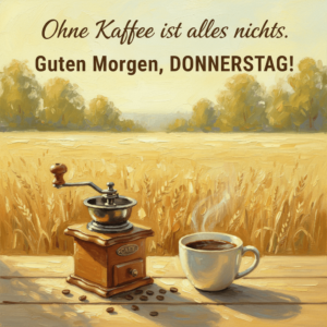 Kaffeemühle und Kaffee