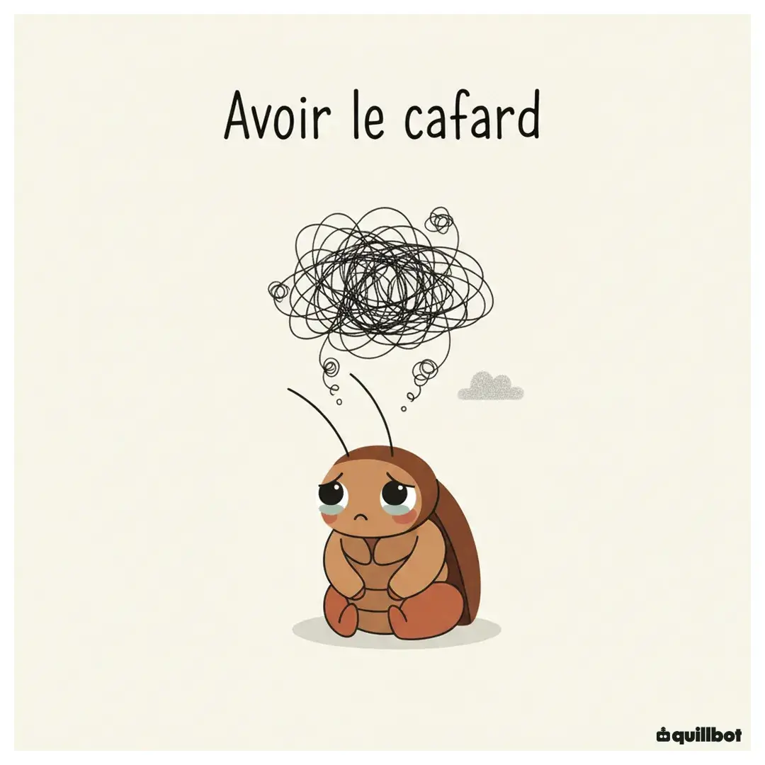 avoir le cafard expression