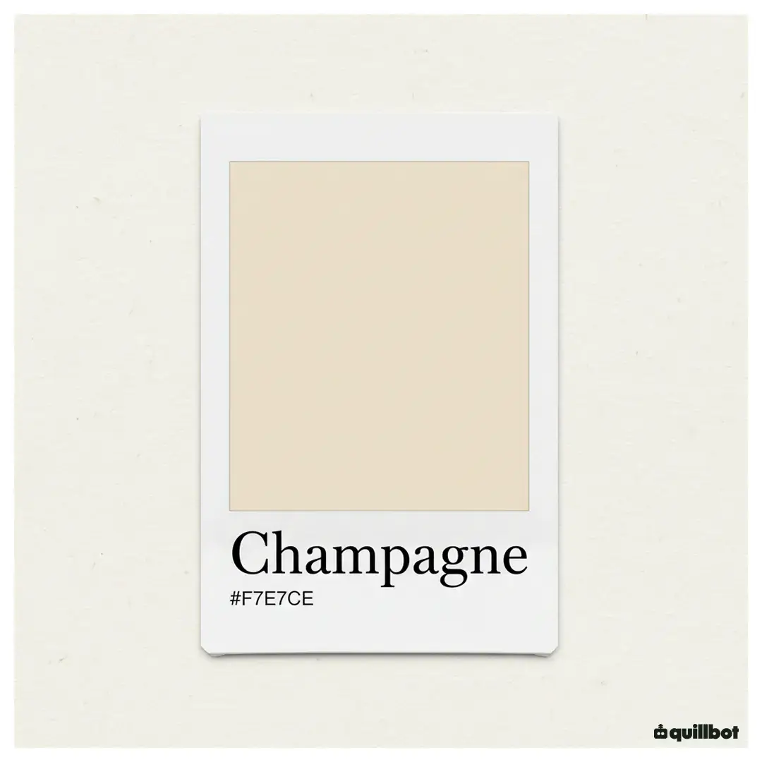 champagne couleur