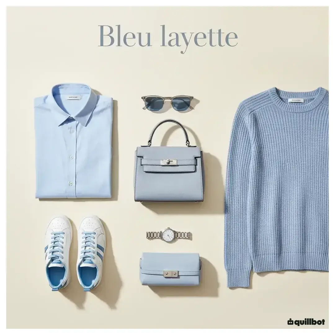 couleur bleu layette mode