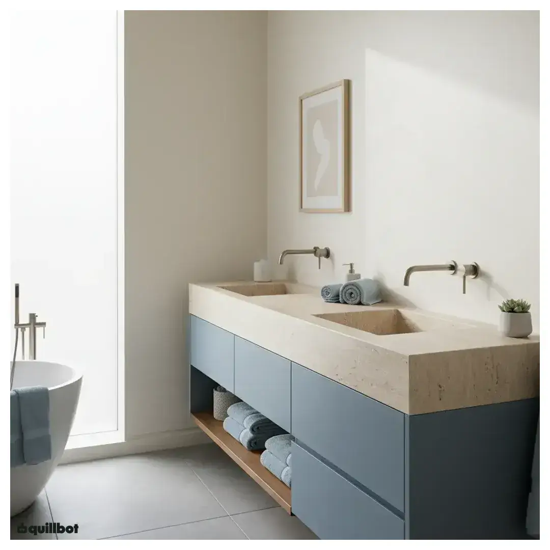 couleur bleu layette salle de bains