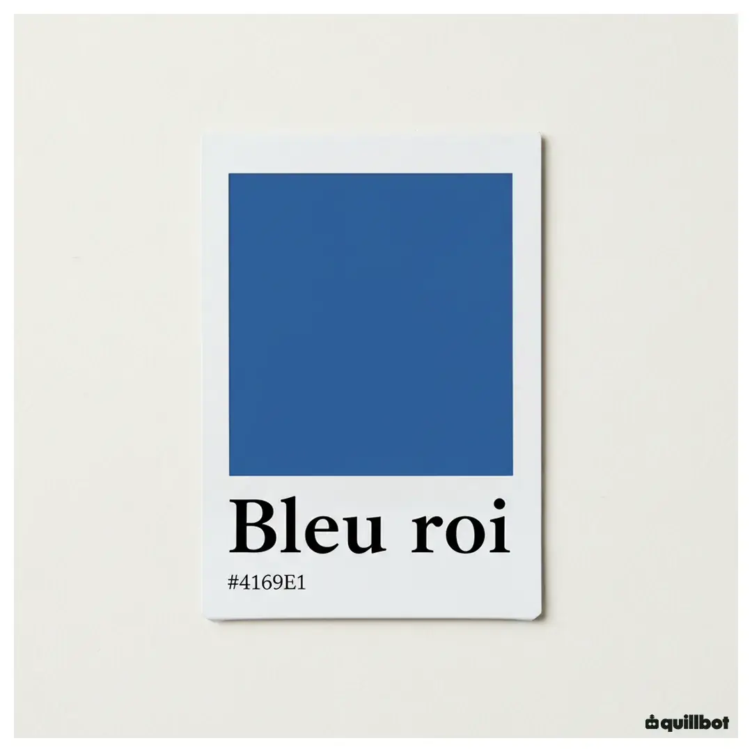 couleur bleu roi