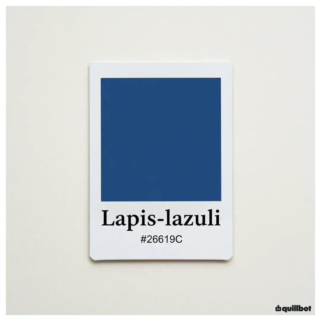 couleur lapis lazuli