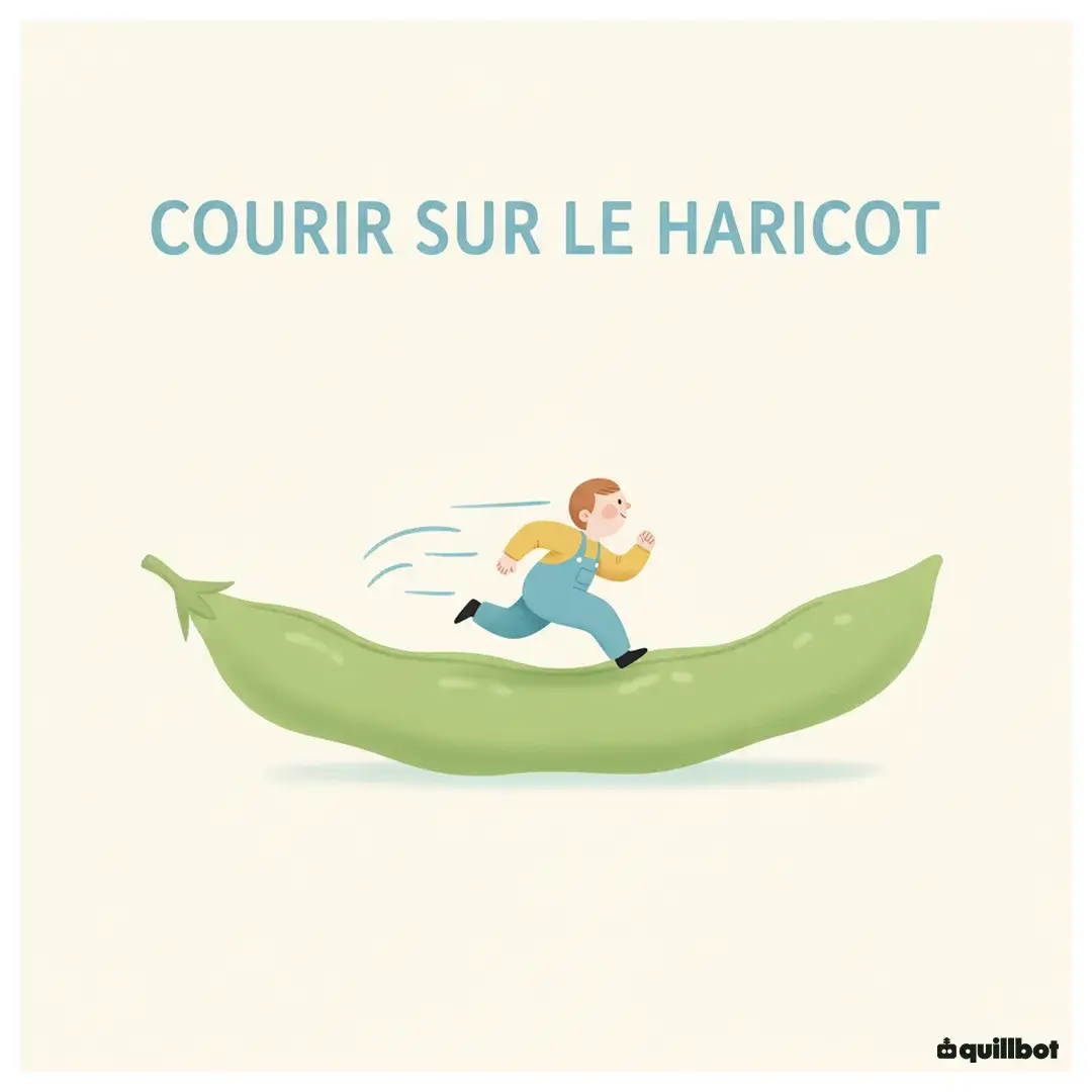 expression courir sur le haricot def