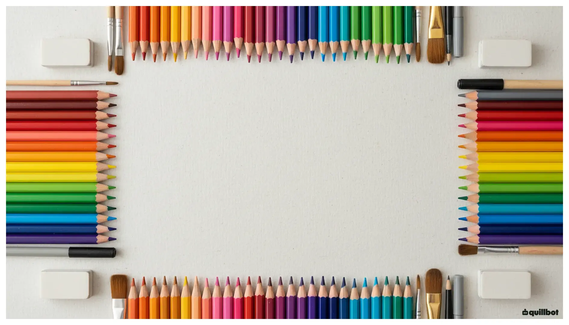 fond d'écran rentrée scolaire crayons de couleur