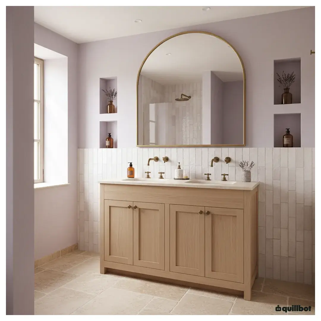 salle de bains lavande