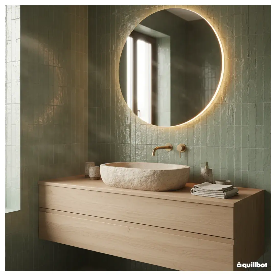 vert sauge salle de bains