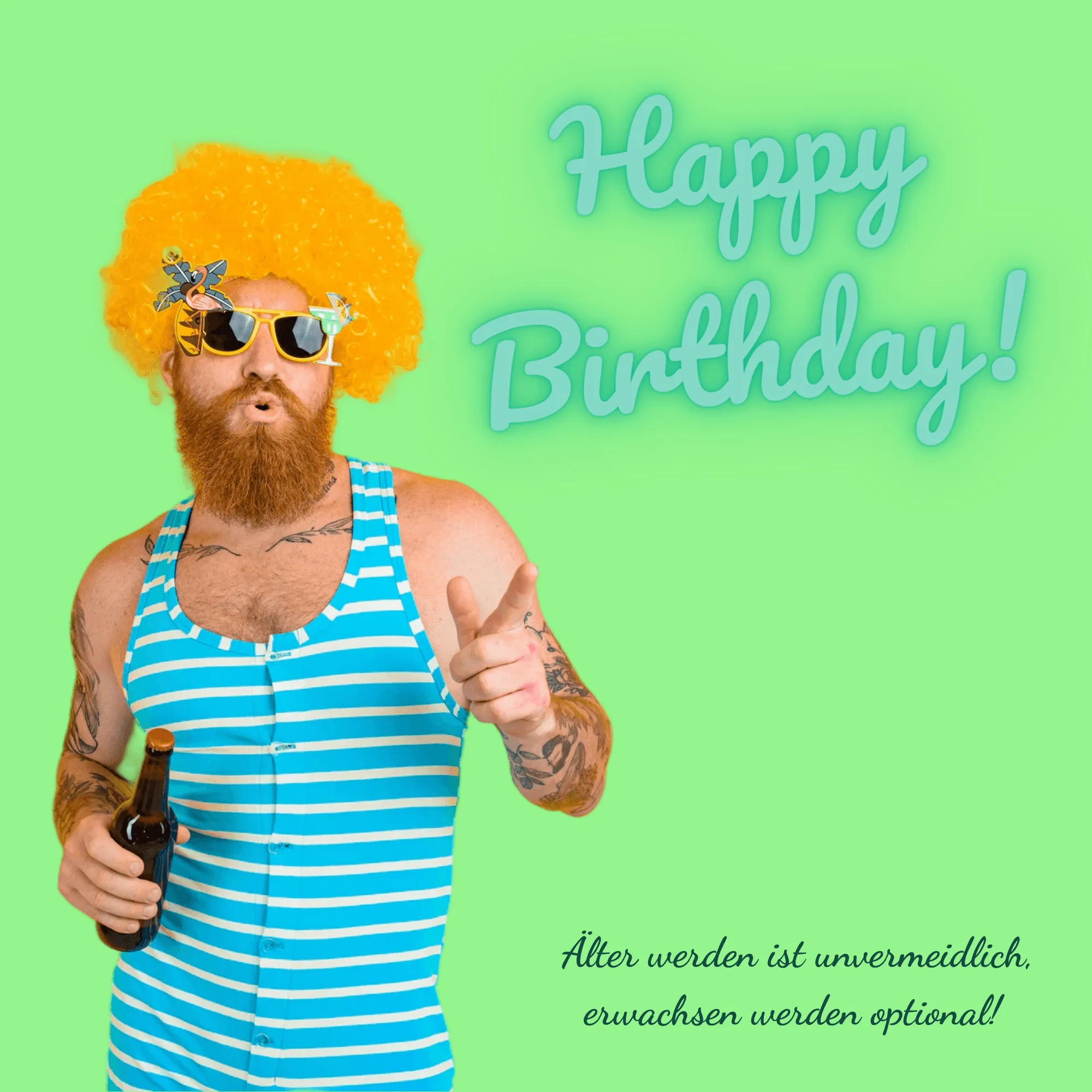 Happy Birthday Bild Mann