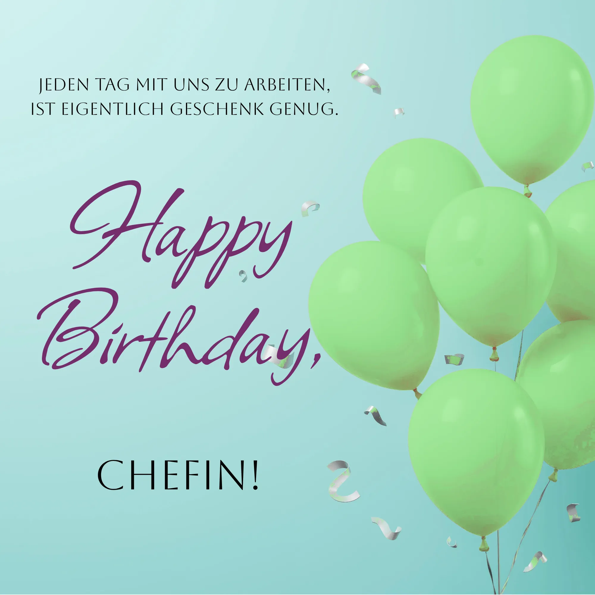 Happy Birthday Bild Chefin