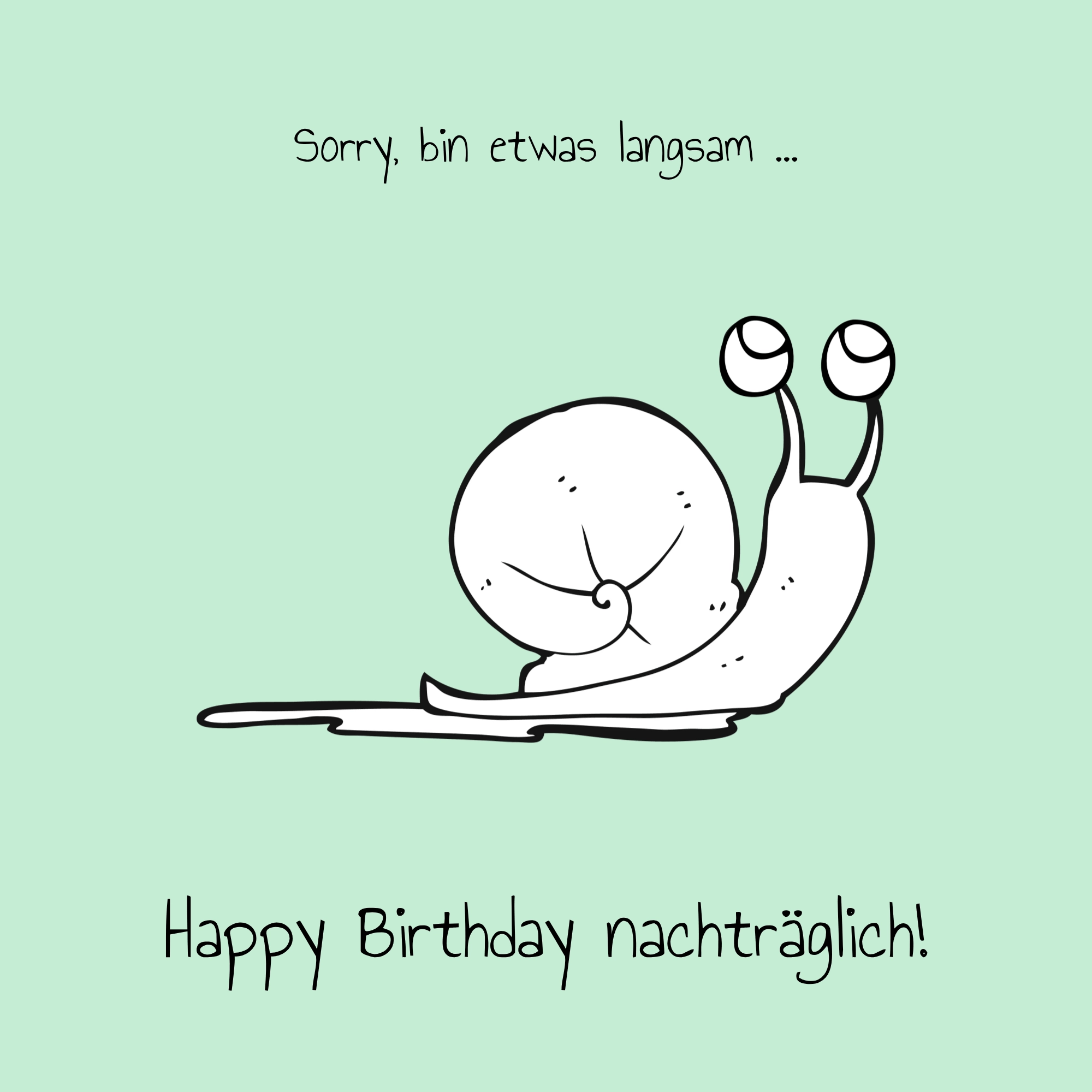 Happy Birthday nachtraeglich Bild