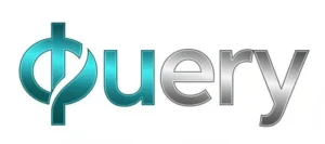 A logo for the fictitious business Query with a Q that has a vertical line through the middle of the bowl, similar to koph