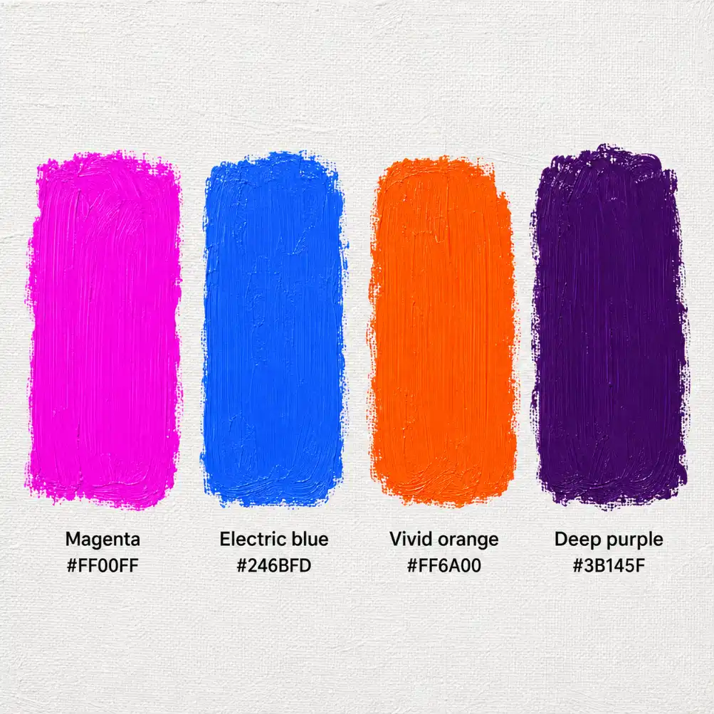 Magenta color palette 1