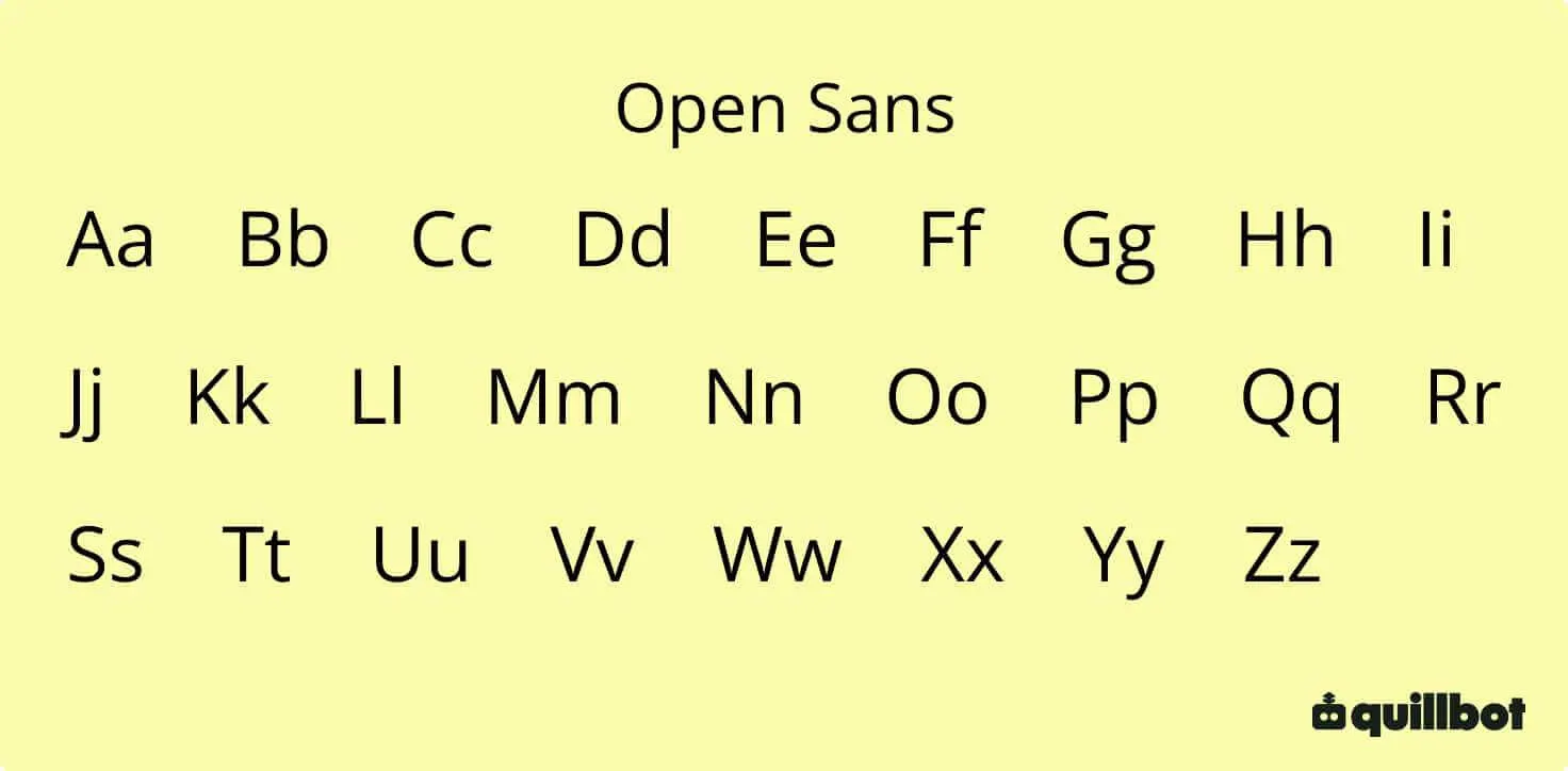 open sans