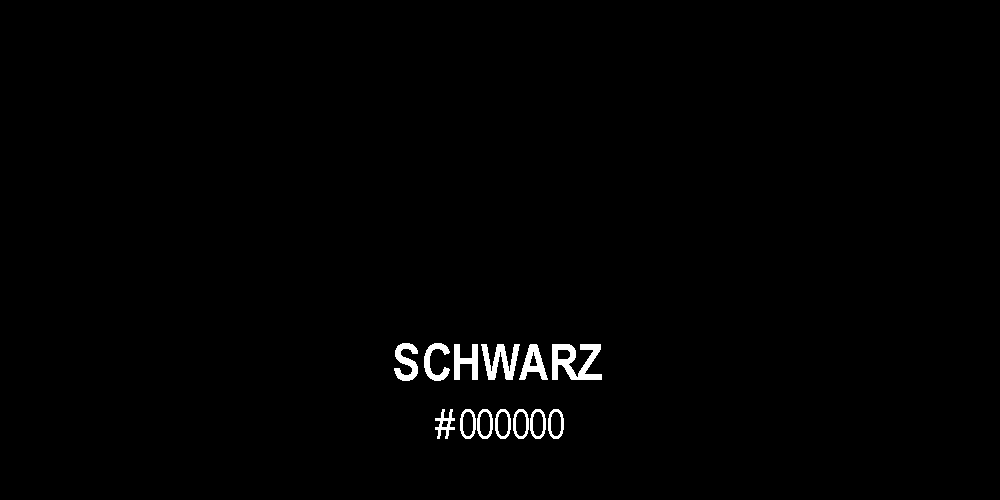 Schwarz Farbe