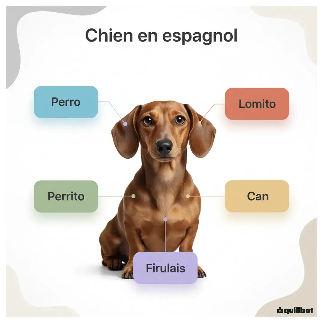 chien en espagnol traduction