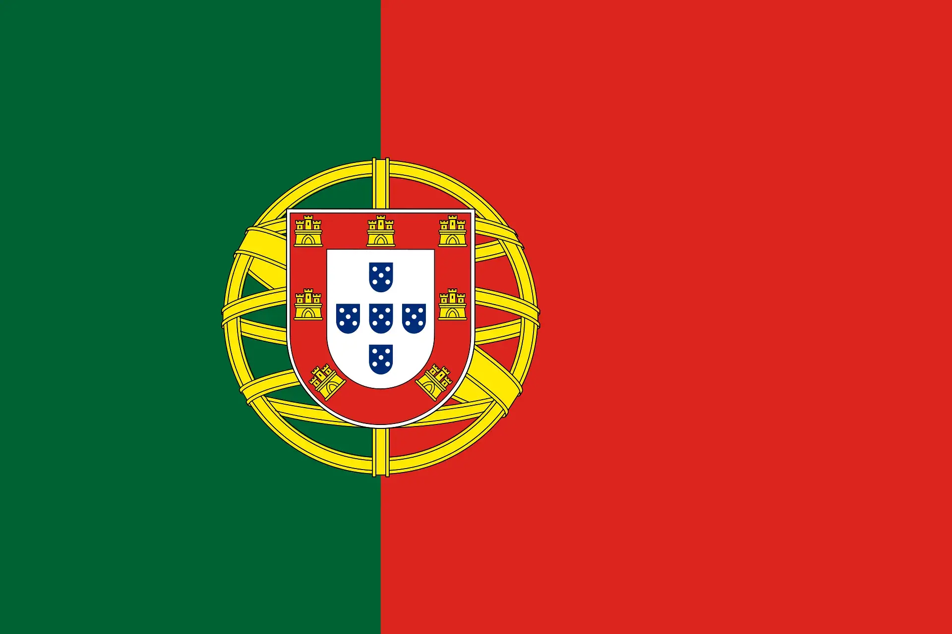 The flag of Portugal