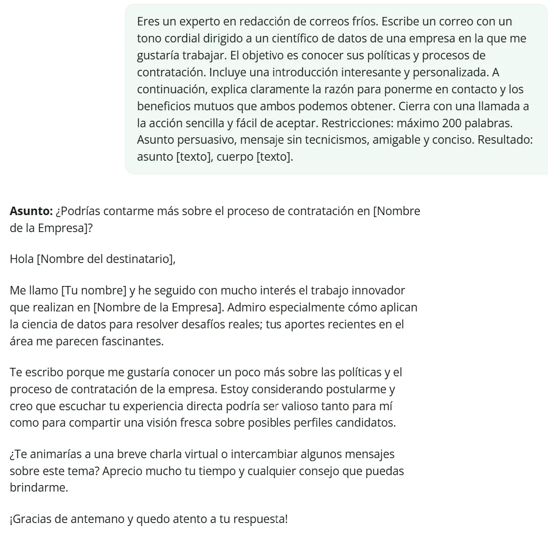 generador e-mail frio