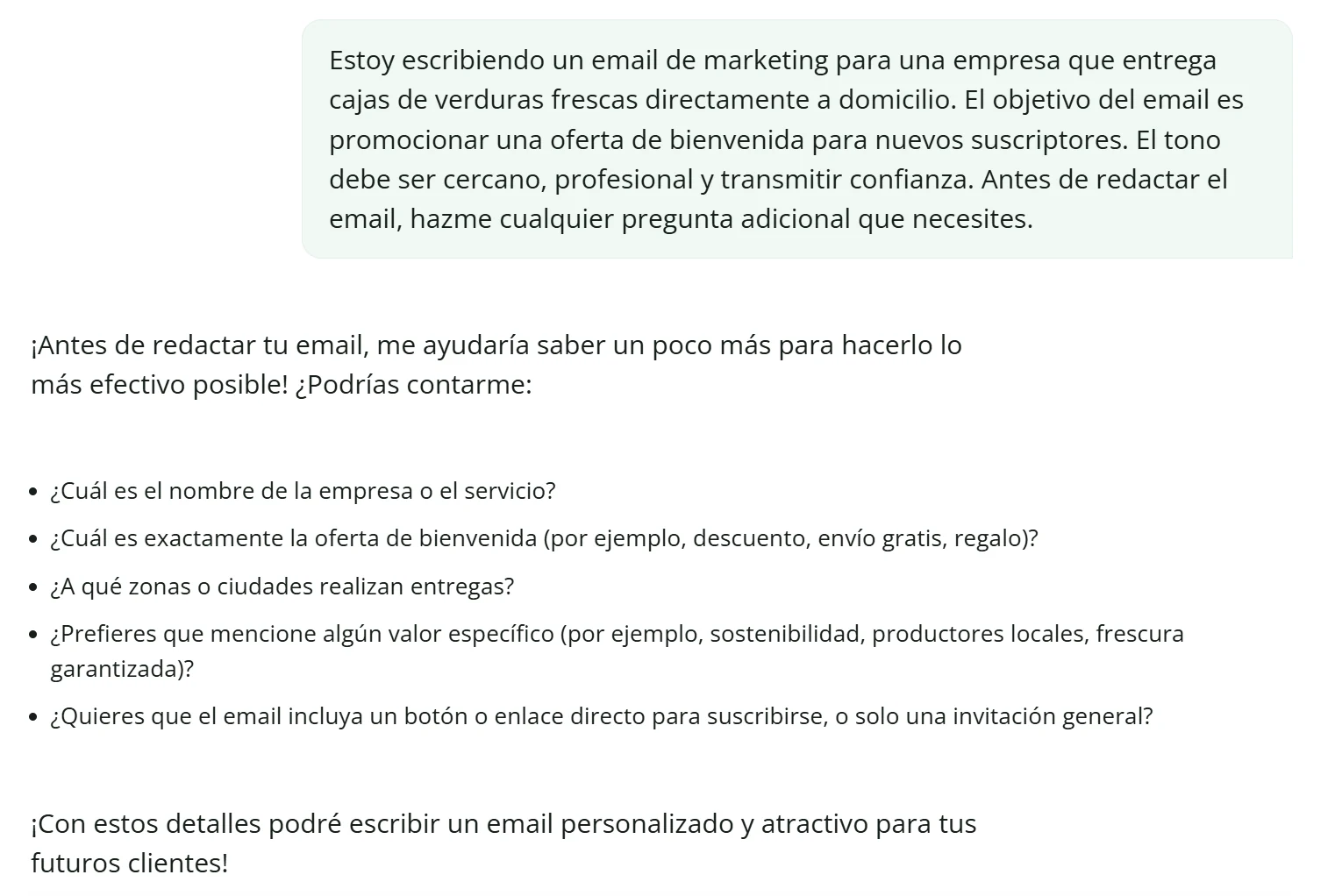 generador email marketing
