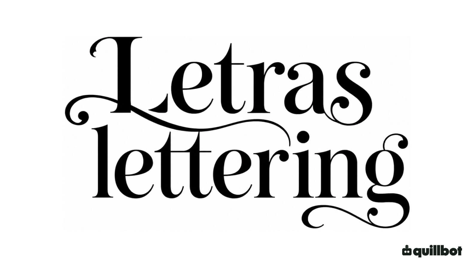Letras Lettering