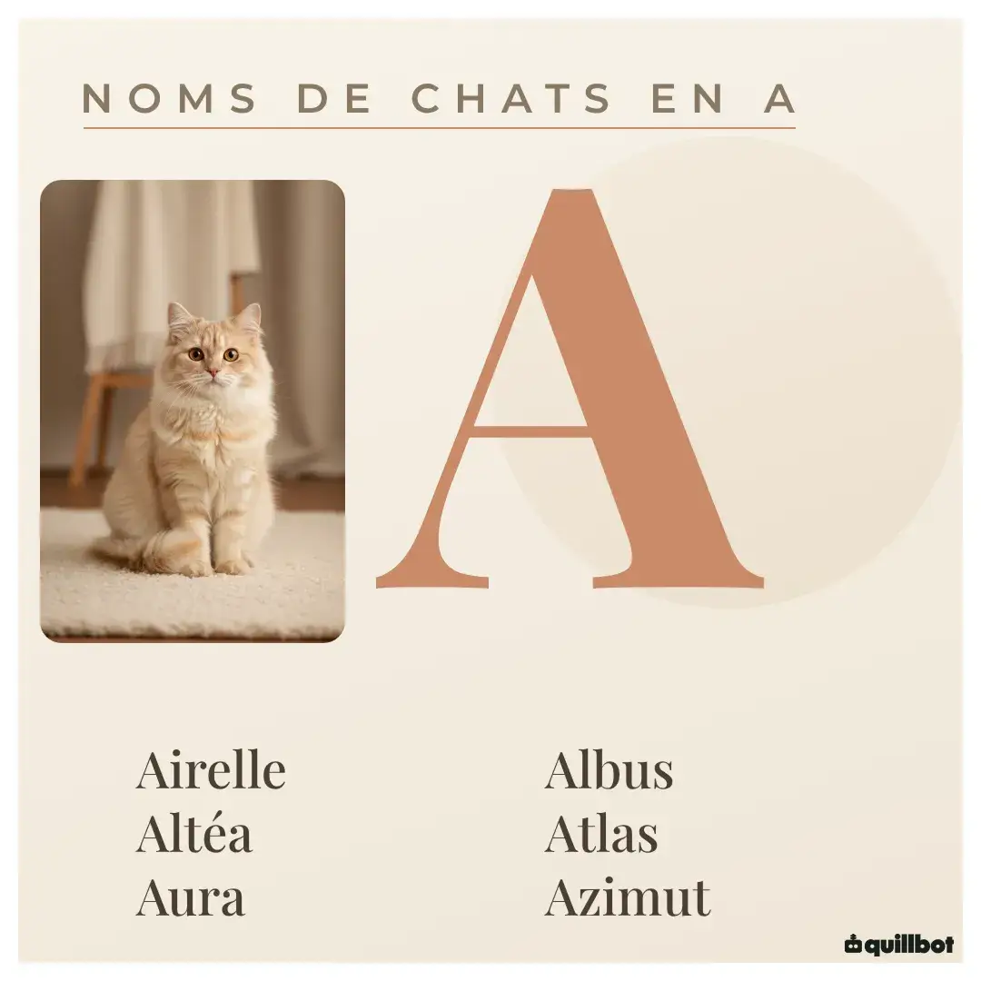nom de chat en a
