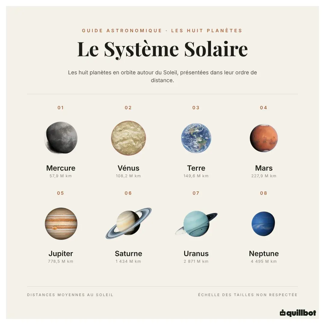 nom des planètes système solaire