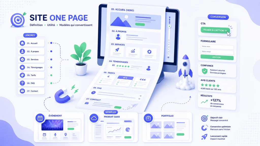 Un one-pager est un support qui présente l’essentiel d’un sujet sur une seule page.