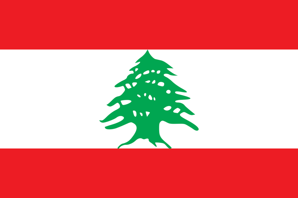 image of the flag of lebanon