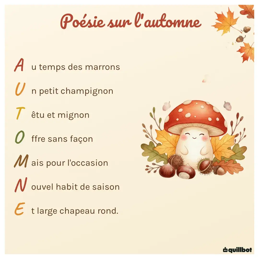 poesie automne