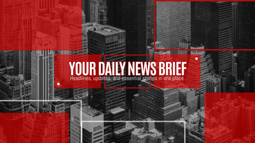 A YouTube banner for a fictional news channel