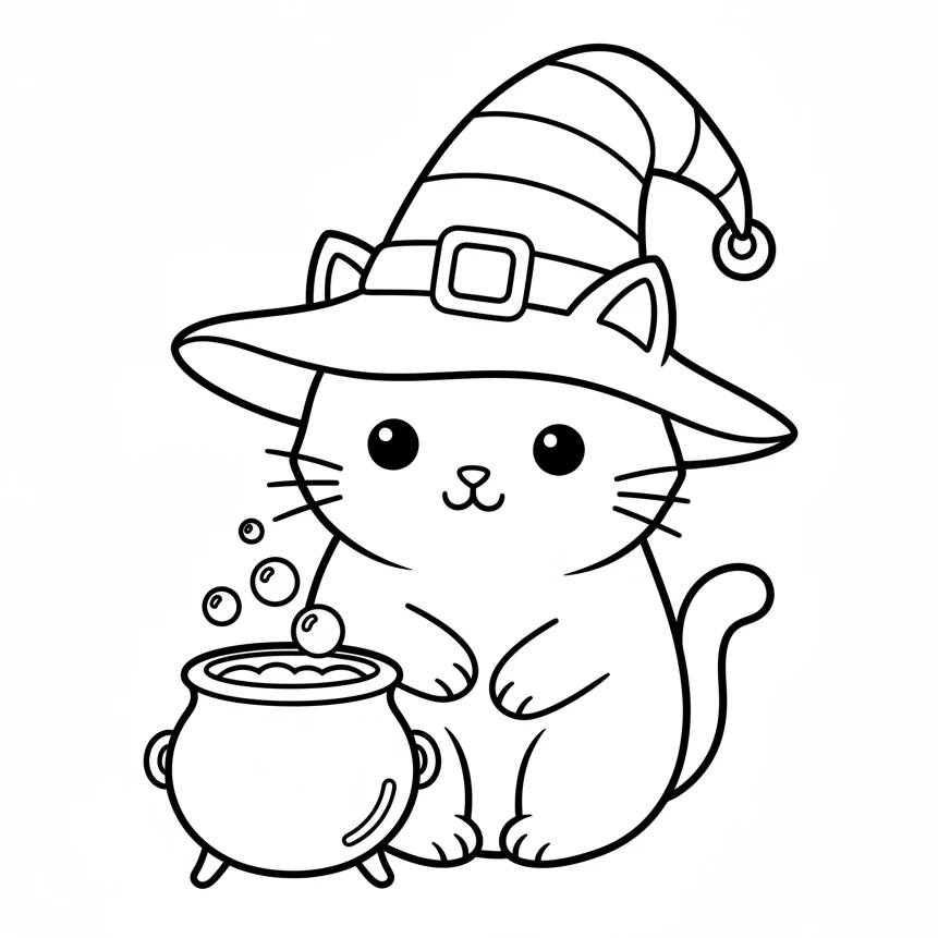 Ausmalbild Halloween