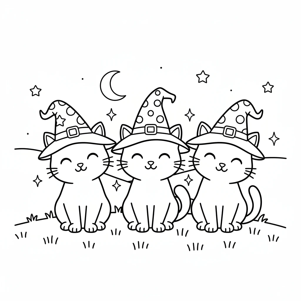 Ausmalbild Halloween