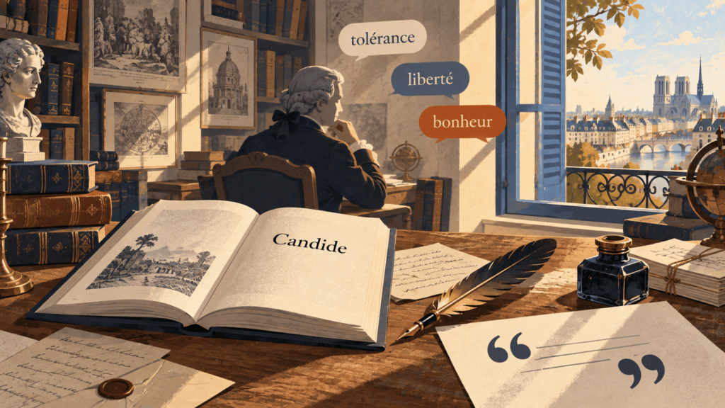 François-Marie Arouet, dit Voltaire (1694-1778), est l’un des philosophes les plus influents du siècle des Lumières.