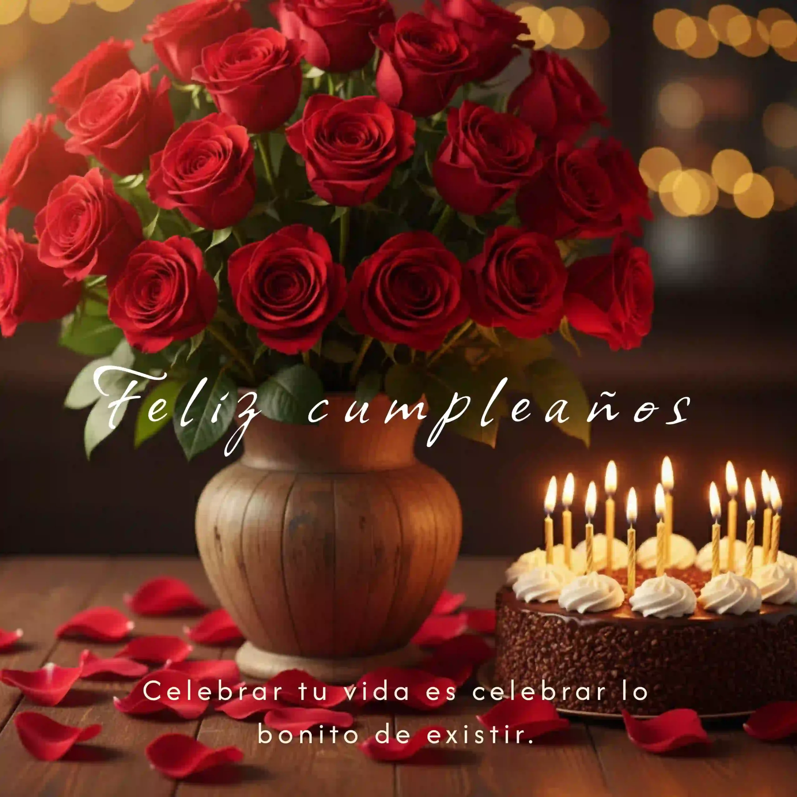 Imagenes de feliz cumpleanos de ramos de rosas (1)