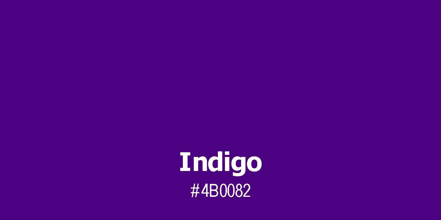 Indigo Farbe