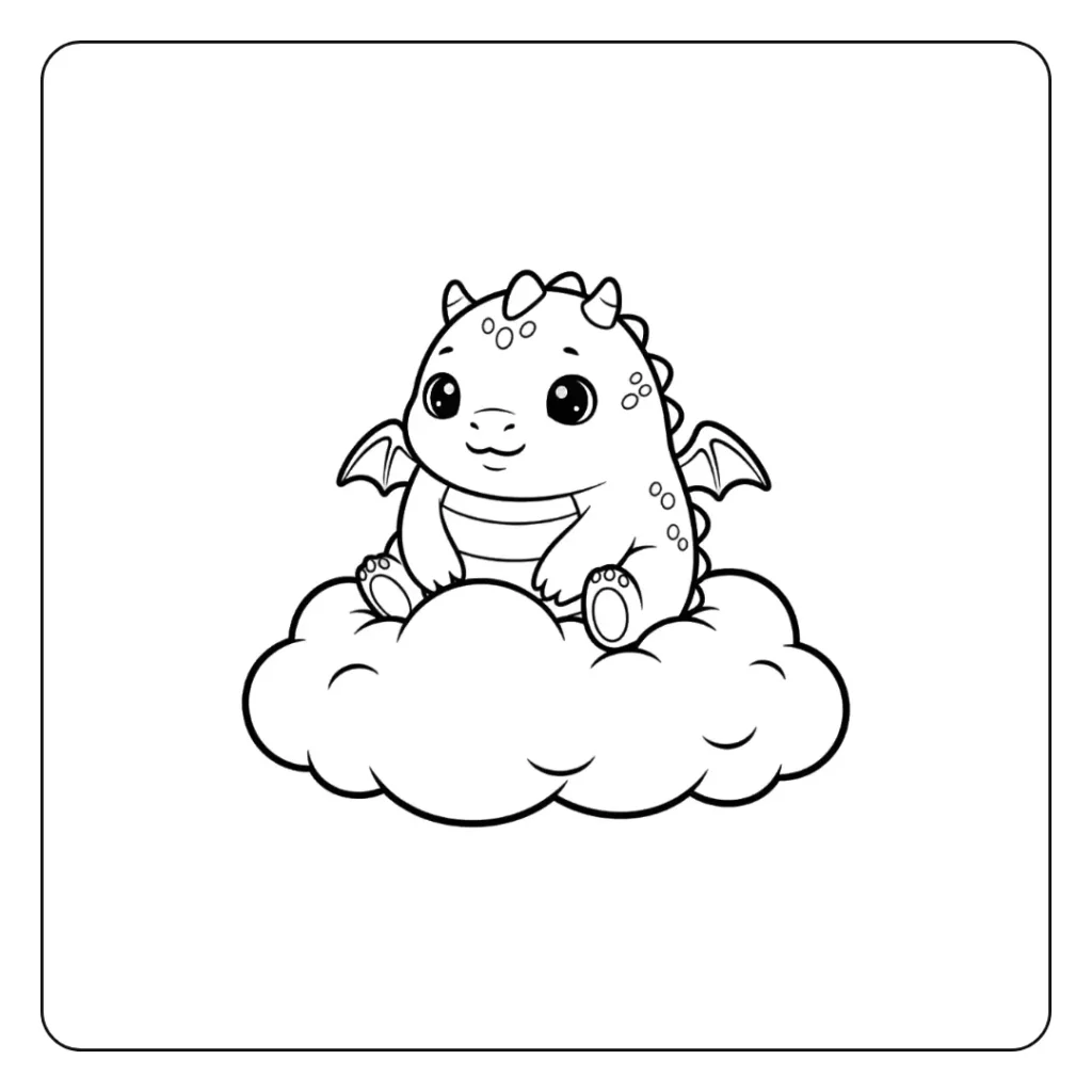 QB-dibujos-colorear-kawaii-dragon