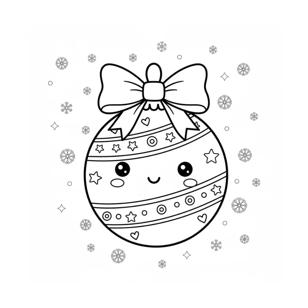 QB-dibujos-kawaii-navidad-bola