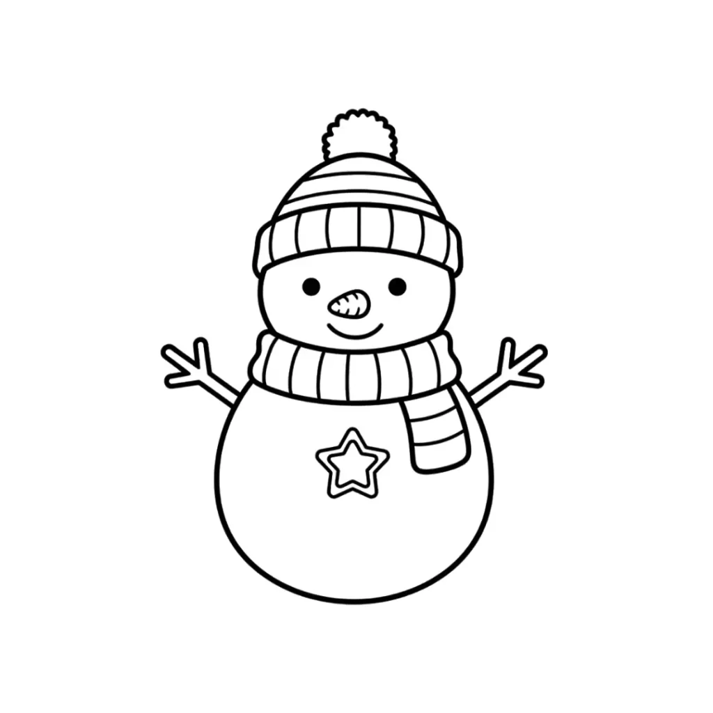 QB-dibujos-kawaii-navidad-muneco