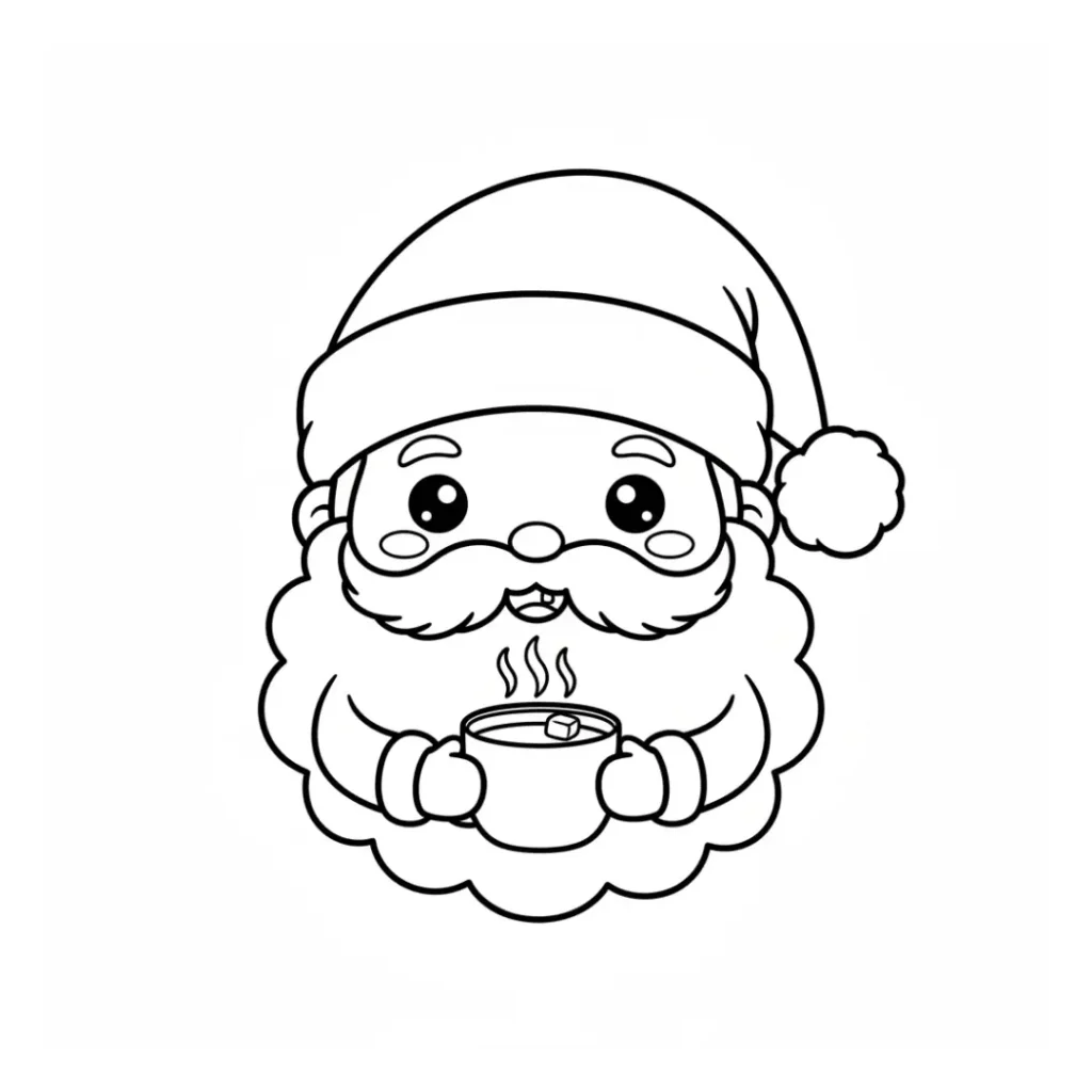 QB-dibujos-kawaii-navidad-santa